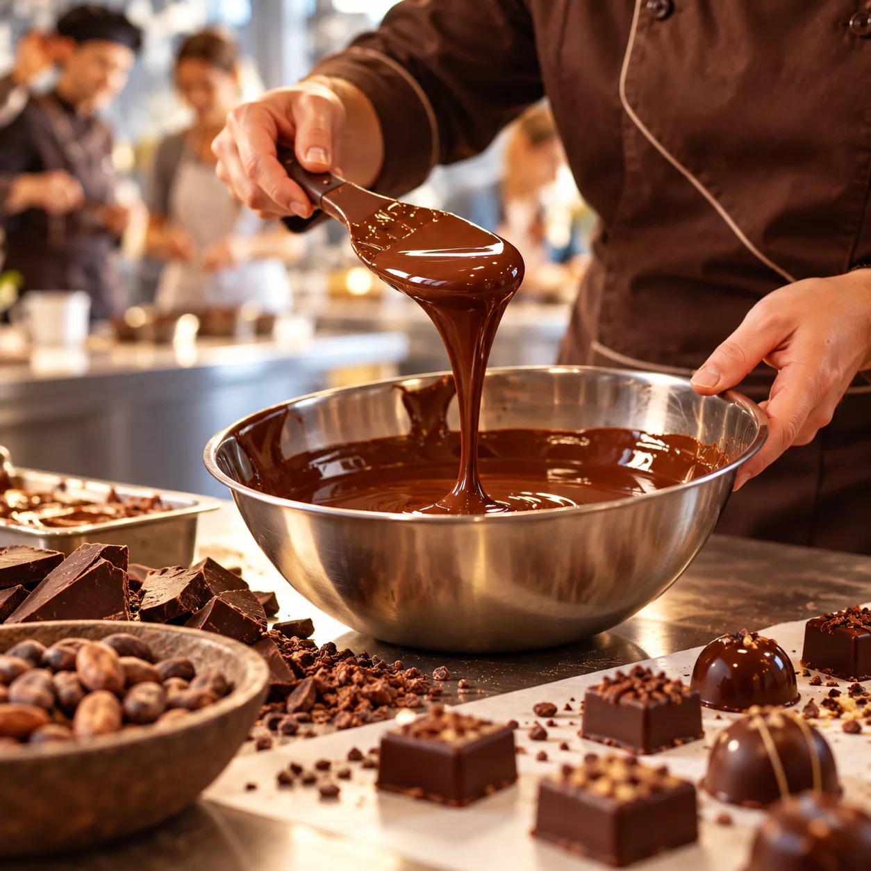 Atelier chocolat et dégustation chez Camille Bloch