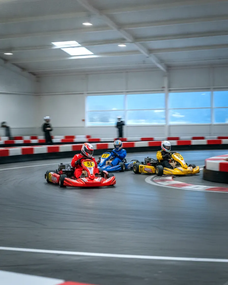 Indoor karting track
