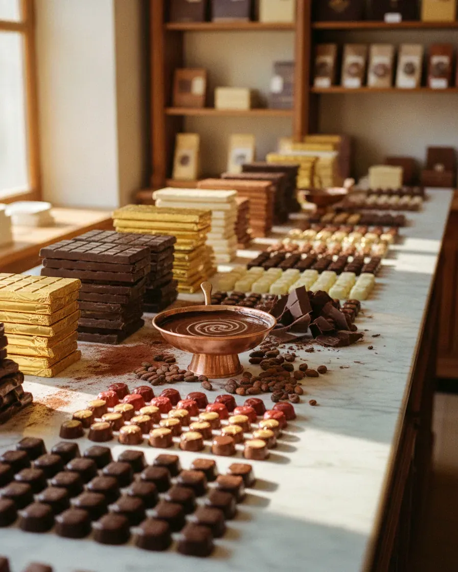 Swiss chocolate tasting in Broc